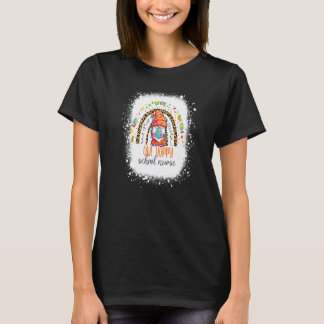 Ein fröhlicher Schulkrankenschwester Ostern Leopar T-Shirt
