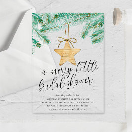 Ein fröhliches kleines Brautparty Acryleinladungen