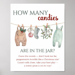 Ein fröhliches kleines Weihnachtskleid Wie viele S Poster