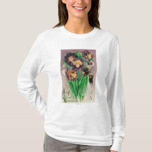 Ein fröhliches Ostergewölbe mit Frauenköpfen T-Shirt