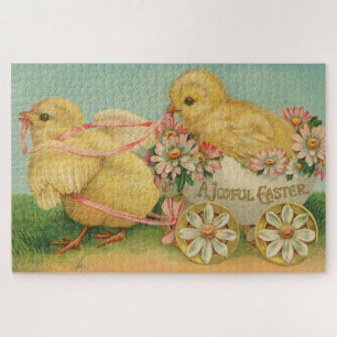 "Ein fröhliches Ostern" Vintage-Postkarte, ca. 191