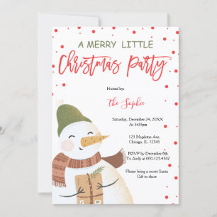 Ein fröhliches Weihnachts-Weihnachtsfest-Party Einladung