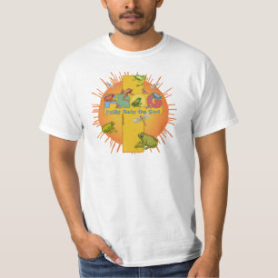 Ein FROSCH Christian Cross T-Shirt