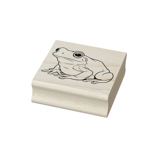 Ein Frosch Gummistempel (Stempel)