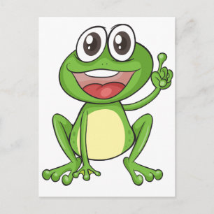 ein Frosch Postkarte