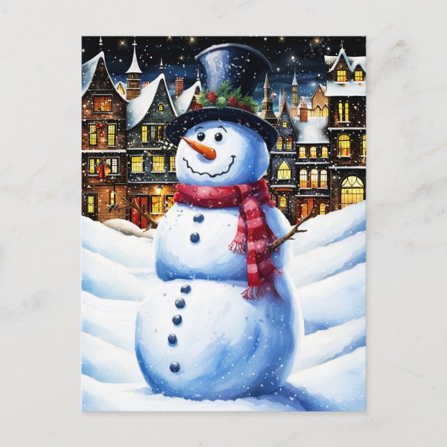 EIN FROSTY CHRISTMAVE POSTKARTE (Vorderseite)