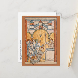 Ein früheres Martyrium von St. Thomas Becket in Ar Postkarte