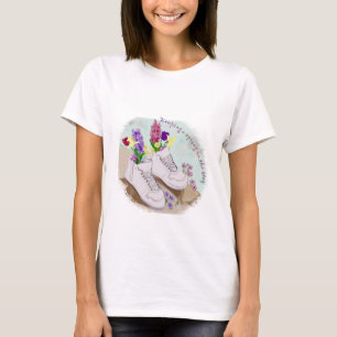 Ein Frühling in Ihrem Schritt T-Shirt