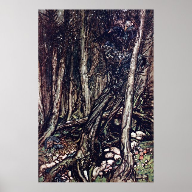 Ein Furchtwald 1848 Poster (Vorne)