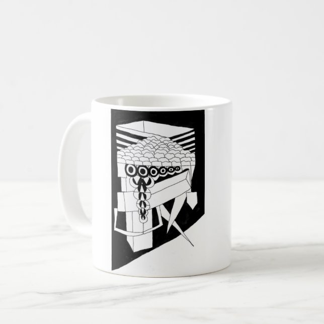 Ein Fuß draußen Kaffeetasse (Vorderseite Links)