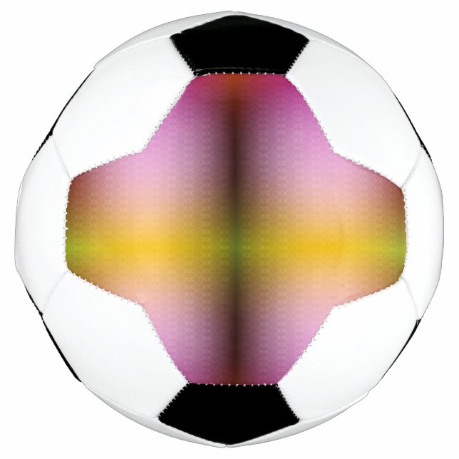 Ein Fußball mit einem einzigartigen Muster (Vorderseite)