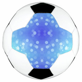 Ein Fußballdesign mit weißen und schwarzen  Fußball