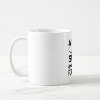 ein Gähnen ist ein leiser Kaffeeschrei Kaffeetasse