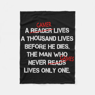 Ein Gamer lebt tausend Jahre lang ein lustiges Vid Fleecedecke