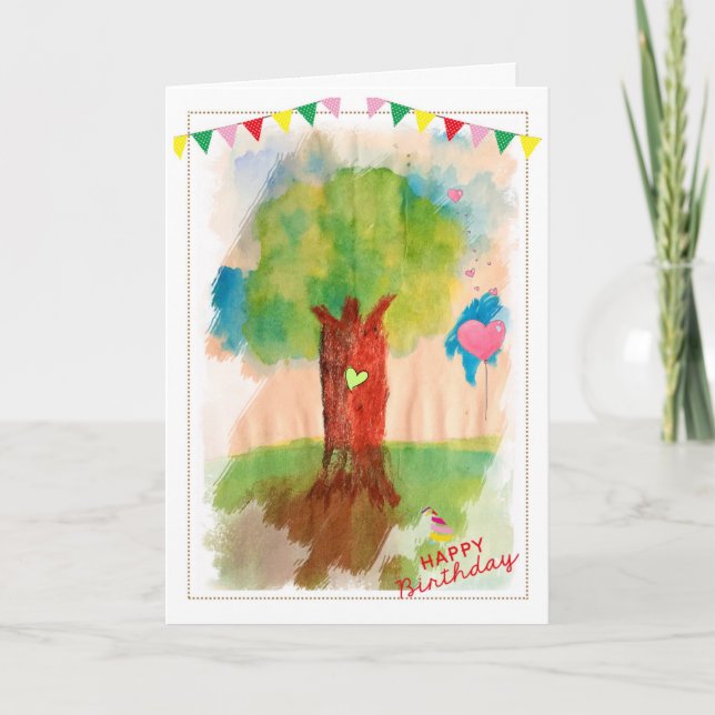 Ein ganz entspannter Geburtstag! (Karte) Karte (Vorderseite)