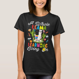 Ein ganzes Lama-Lernen an der Lehrerschule Ki T-Shirt