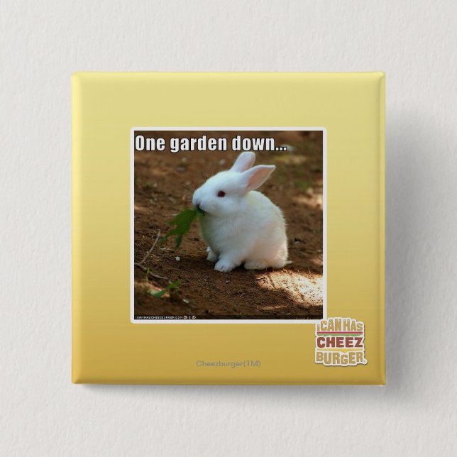 Ein Garten Down� Button (Vorderseite)