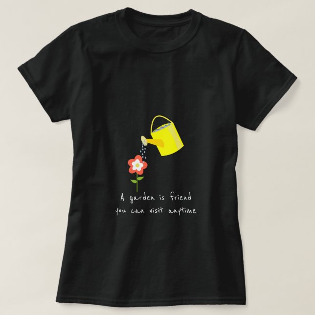 Ein Garten ist im Garten arbeitenhobby des T-Shirt (Design vorne)