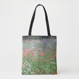 Ein Garten mit Wildblumen Tasche