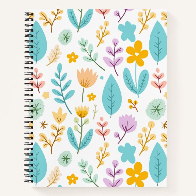 Ein Garten voller Farben Notizbuch (Vorderseite)
