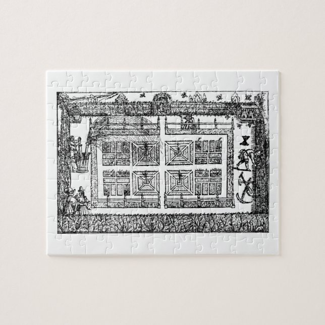 Ein Garten, "vom Labyrinth des Gärtners", 1577 ( (Horizontal)