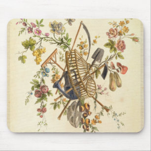 Ein Gartentextilentwurf, von 'contenant UNO des Mousepad