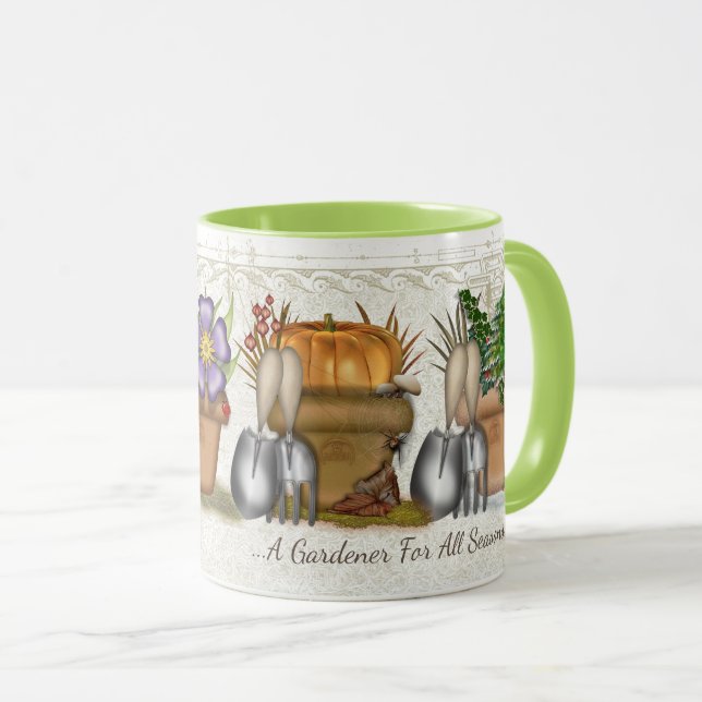 Ein Gärtner für alle Jahreszeiten Tasse (VorderseiteRechts)