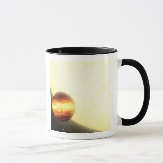 Ein Gasriese, der sehr nah umkreist Tasse (Rechts)