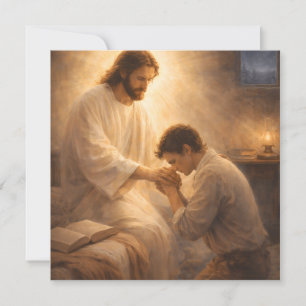 Ein Gebet auf Knien mit Jesus Einladung