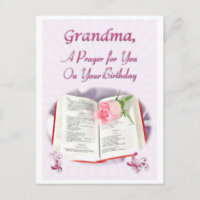 Ein Gebet für eine Oma an ihrem Geburtstag