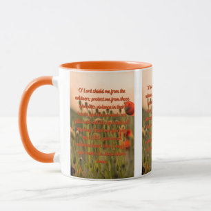 Ein Gebet um einen Schutzschild mit zwei Tonen Tas Tasse