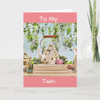 EIN GEBURTSTAG MIT MEINEM TWIN ZU TEILEN IST PHANT KARTE