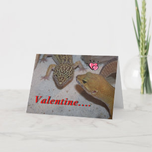 Ein Gecko sind Sie die Karte des