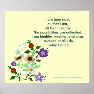 Ein Gedanke für den Tag Poster