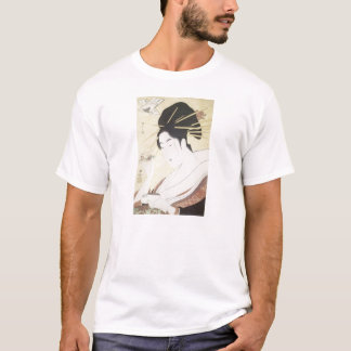 Ein Gedicht von Kisen Hoshi, Eishi, 1795 T-Shirt