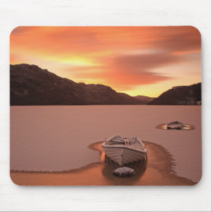 Ein gefrorener Loch Ruthven, Großbritannien Mousepad