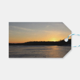 Ein gefrorener Sonnenuntergang Geschenkanhänger
