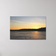 Ein gefrorener Sonnenuntergang