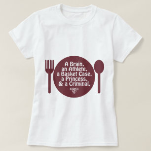 Ein Gehirn, ein Athlet, ein Körbchen... Pop Kultur T-Shirt