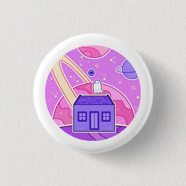 Ein Geist, der im Weltraum lebt Button (Vorderseite)