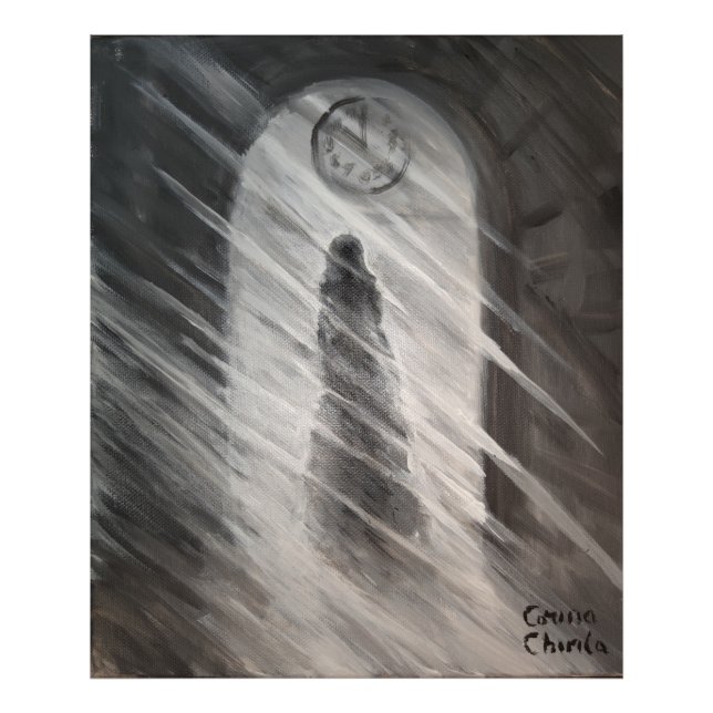 Ein Geist Fotodruck (Vorne)