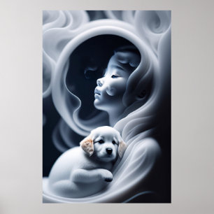 Ein Geistermädchen und ihr Hund Poster