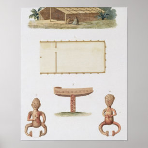 Ein Geisthaus, Neuseeland, von 'Reise autour d Poster