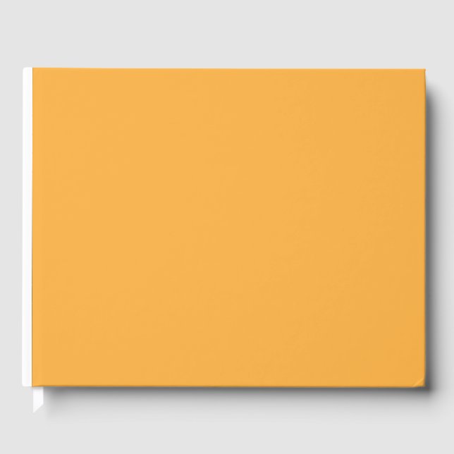 ein gelber Hintergrund mit Gästebuch (Vorderseite)