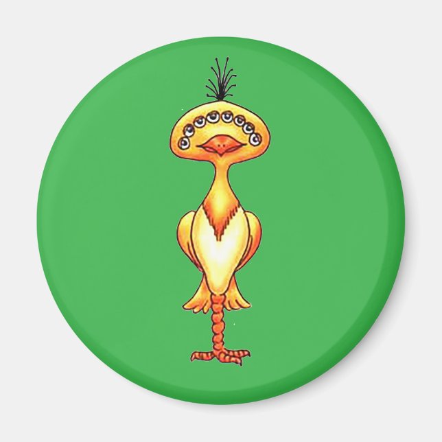 Ein gelbes Monster Magnet (Vorne)