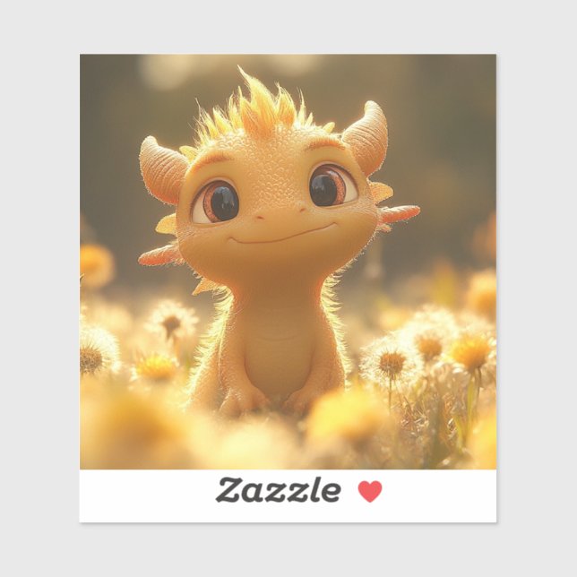 Ein Gelbklebefeld Aufkleber (Blatt)