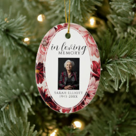 Ein geliebter Mensch in liebevoller Erinnerung Wei Keramik Ornament