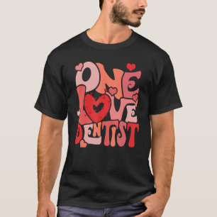 Ein geliebter Zahnarzt Glücklicher Valentinstag Za T-Shirt