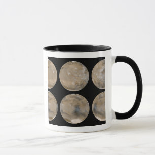 Ein gemäßigter Nordsommer/Südwinter auf den Mars Tasse