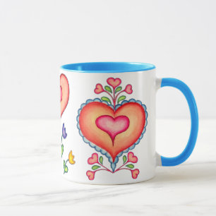 EIN GEMISCH DER HERZEN durch SHARON SHARPE Tasse